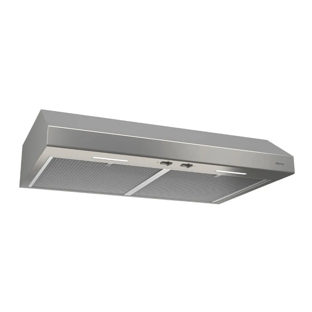 Broan BCSEK130SS Broan 30-Inch Convertible Under-Cabinet Range Hood, 250 Cfm, Stainless Steel Ventilation Range Hoods high suction kitchen exhaust hood
