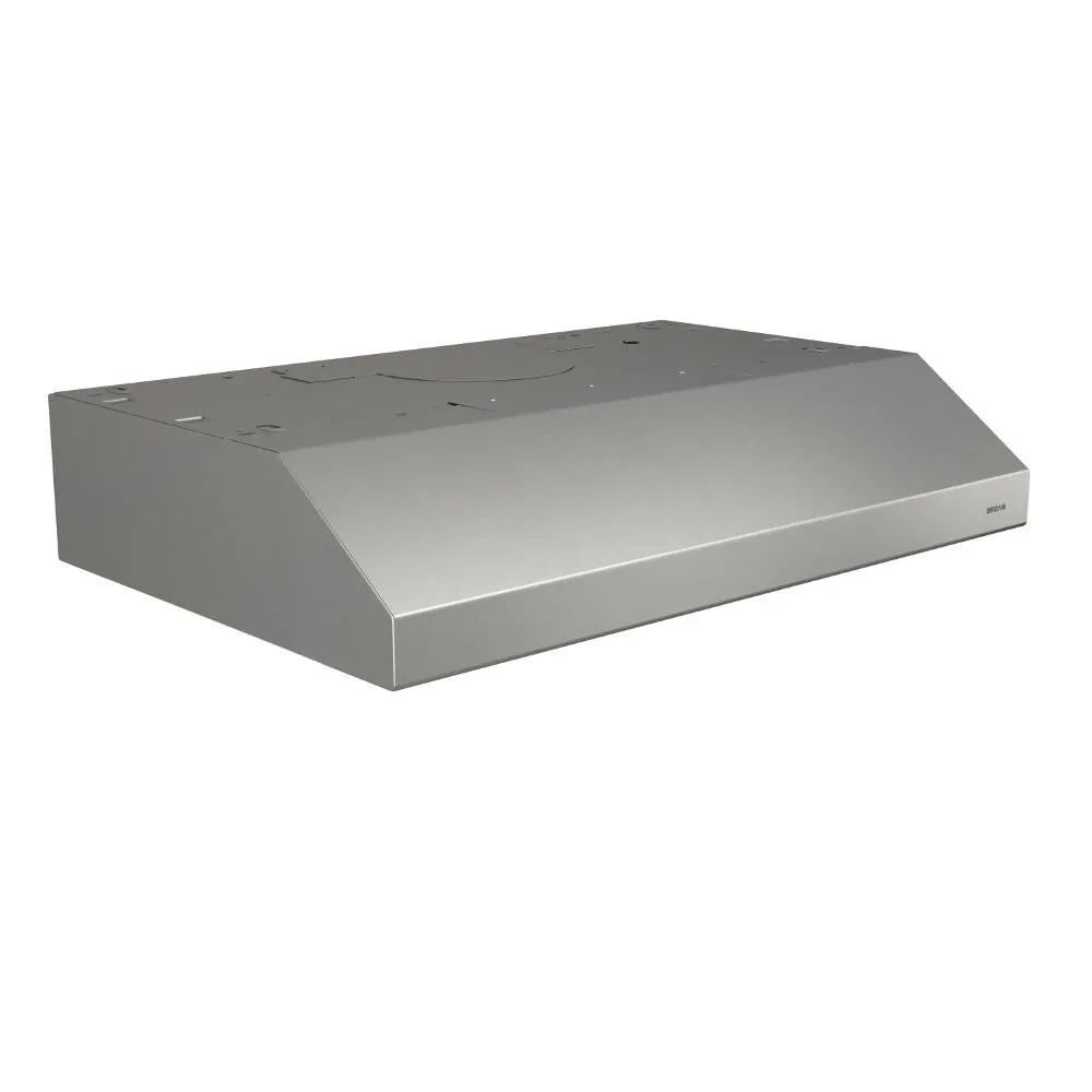 Broan BCSEK136SS Broan 36-Inch 300 Max Blower Cfm 1.5 Sones Stainless Steel Range Hood Energy Star Certified