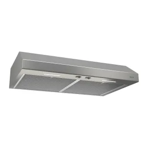 Broan BCSEK136SS Broan 36-Inch 300 Max Blower Cfm 1.5 Sones Stainless Steel Range Hood Energy Star Certified Convertable Hoods quiet convertible vent hood
