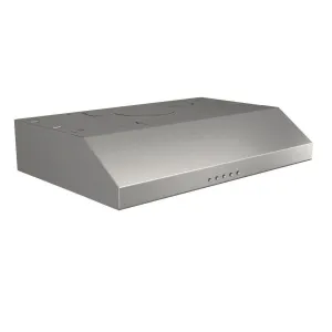 Broan BCSQ130SS Broan 30-Inch Convertible Under-Cabinet Range Hood W/ Led Light, Stainless Steel Ductless Hoods filterless ductless hood for apartment