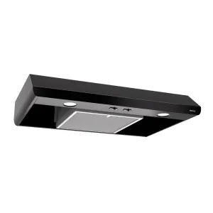Broan BKSA130BL Broan 30-Inch Convertible Under-Cabinet Range Hood, 250 Cfm, Black Ventilation Range Hoods high suction kitchen exhaust hood
