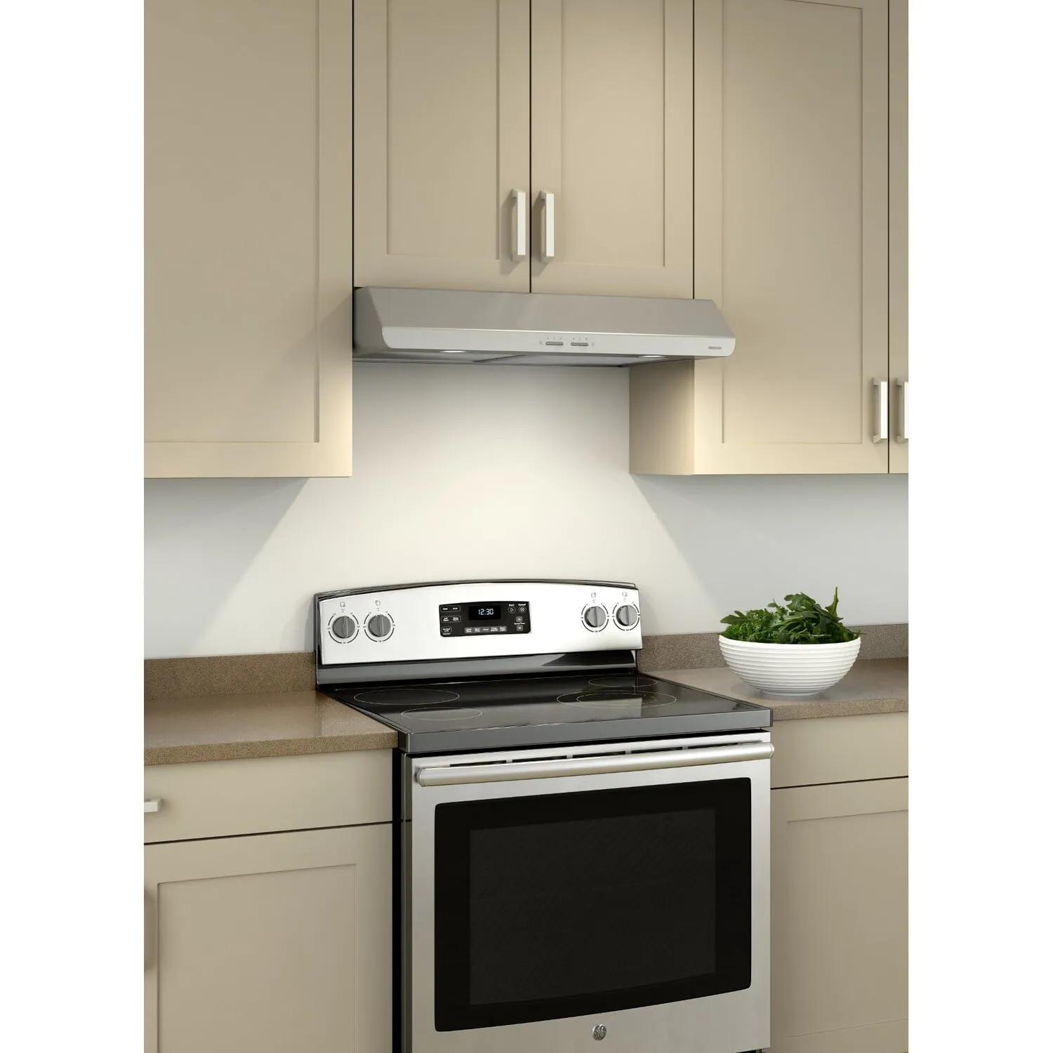 Broan BKSH130SS Broan 30-Inch Convertible Under-Cabinet Range Hood, 250 Cfm, Stainless Steel