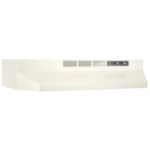 Broan BUEZ130BT Broan 30-Inch Ductless Under-Cabinet Range Hood W/ Easy Install System, Bisque Ventilation Range Hoods high suction kitchen exhaust hood