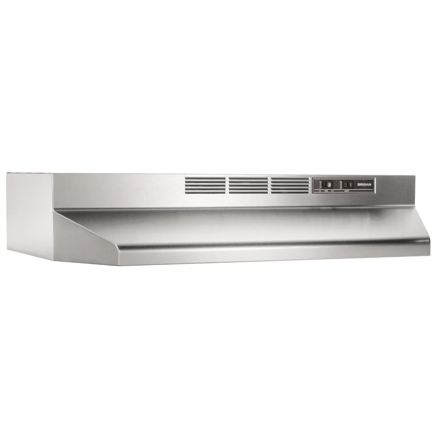 Broan BUEZ130SS Broan 30-Inch Ductless Under-Cabinet Range Hood W/ Easy Install System, Stainless Steel Ventilation Range Hoods high suction kitchen exhaust hood