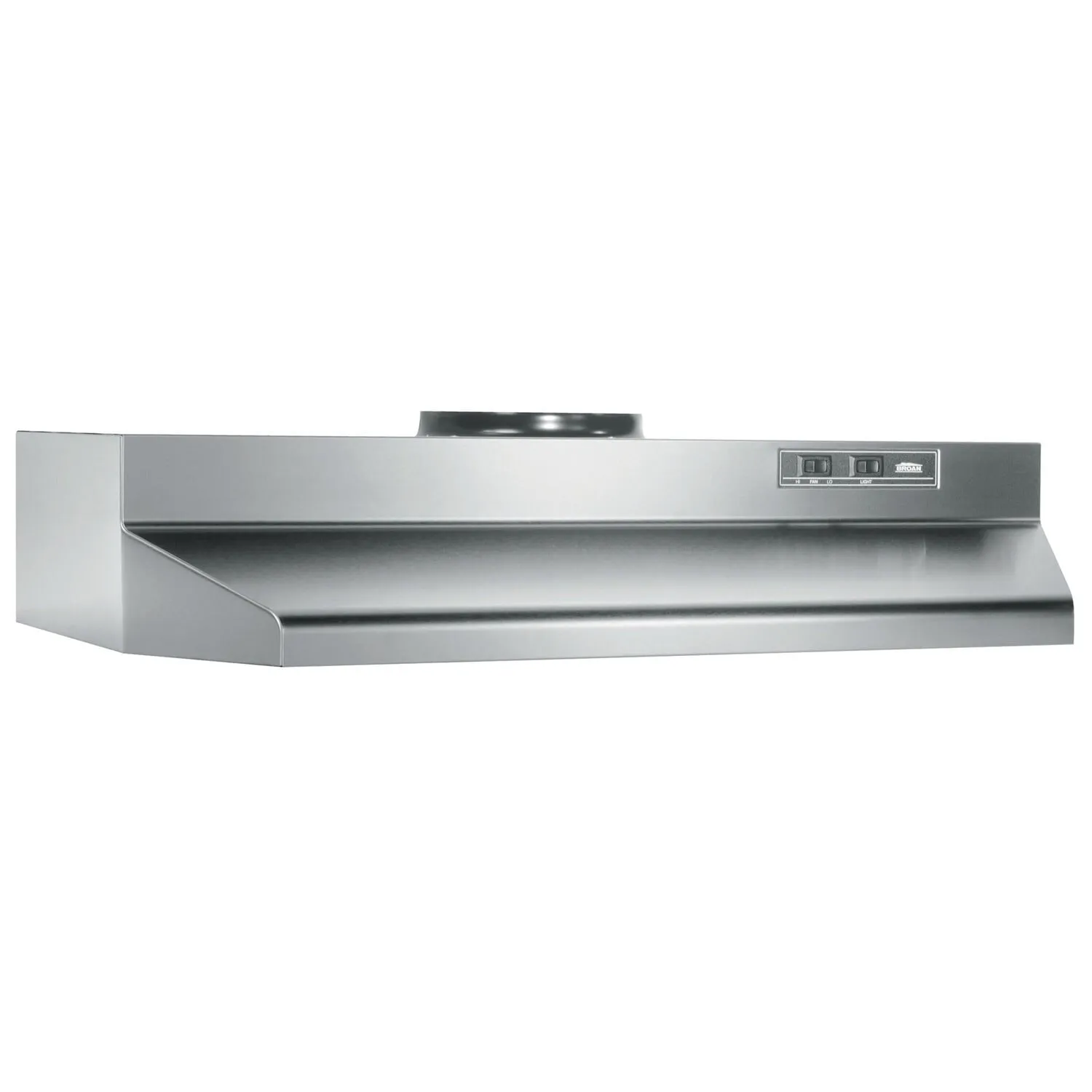 Broan BUEZ230SS Broan 30-Inch Under-Cabinet Range Hood W/ Easy Install System, 190 Cfm, Stainless Steel Ducted Hoods under cabinet ducted hood