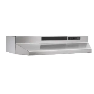 Broan BUEZ330SS Broan 30-Inch Convertible Under-Cabinet Range Hood W/ Easy Install System, 220 Cfm, Stainless Steel Ventilation Range Hoods high suction kitchen exhaust hood