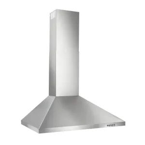 Broan BW5030SS Broan 30-Inch Convertible European Style Wall-Mounted Chimney Range Hood, 350 Cfm, Stainless Steel Professional Hoods 36 inch wall mount hood