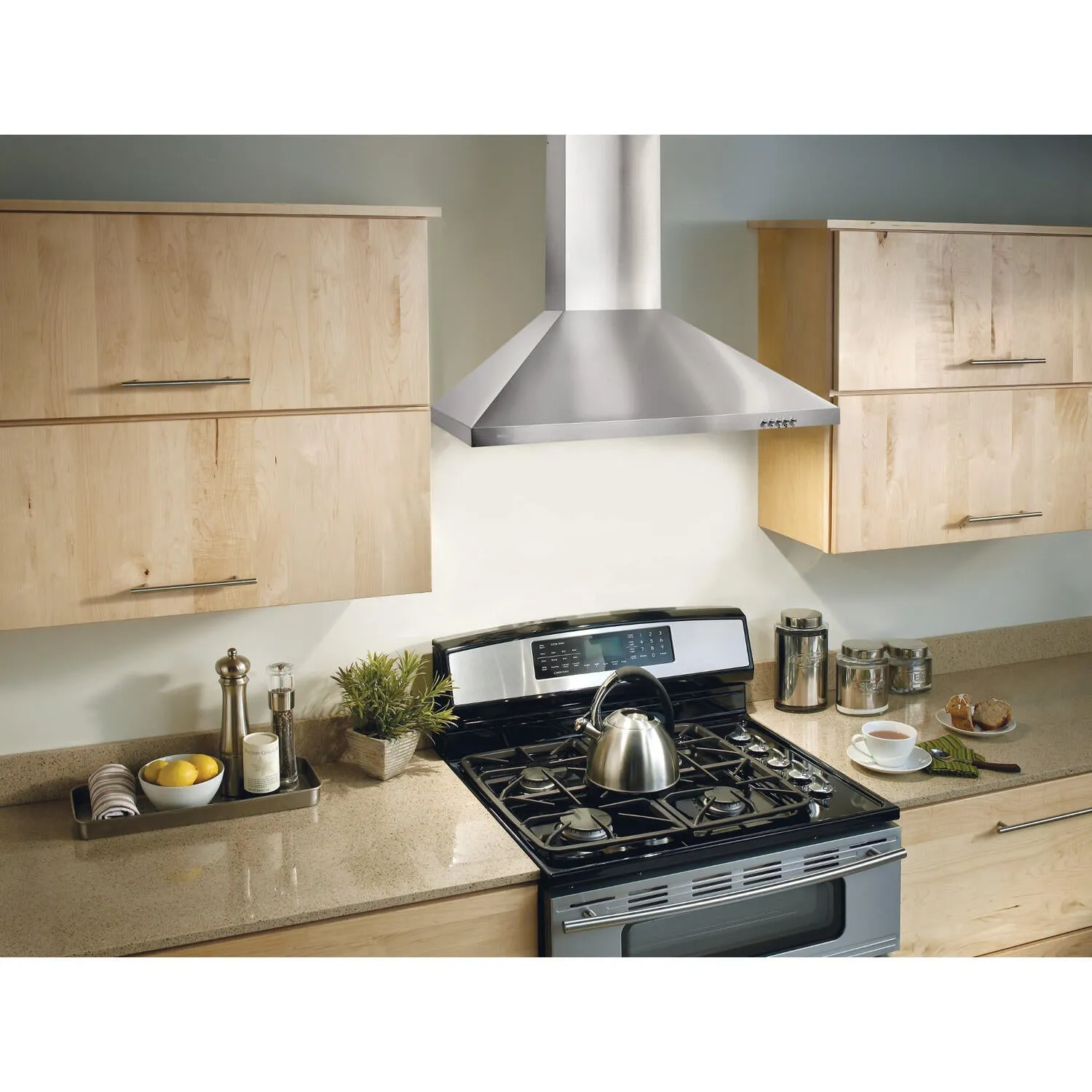 Broan BW5030SS Broan 30-Inch Convertible European Style Wall-Mounted Chimney Range Hood, 350 Cfm, Stainless Steel