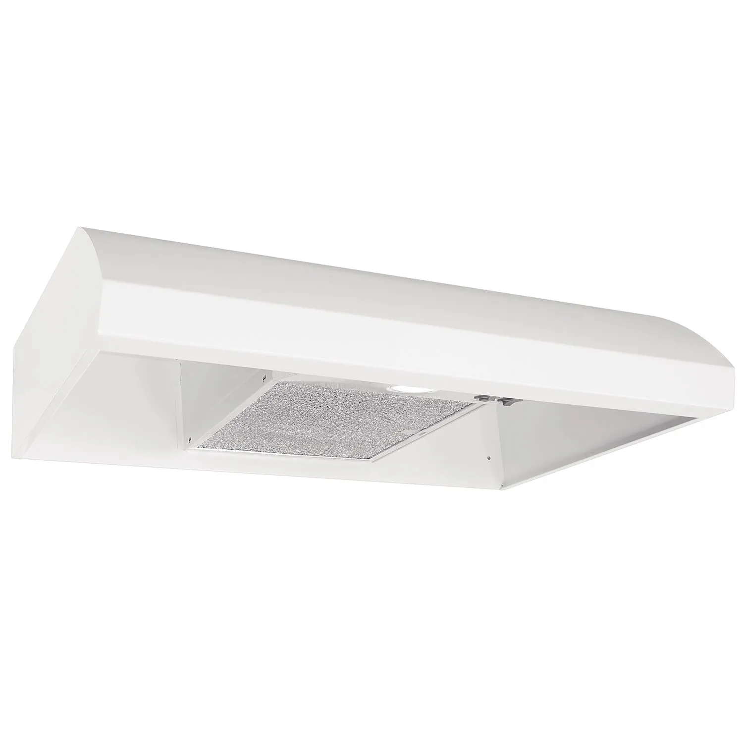 Broan BXT130WW Broan 30-Inch 4-Way Convertible Under-Cabinet Range Hood, 270 Max Cfm, White Ductless Hoods filterless ductless hood for apartment