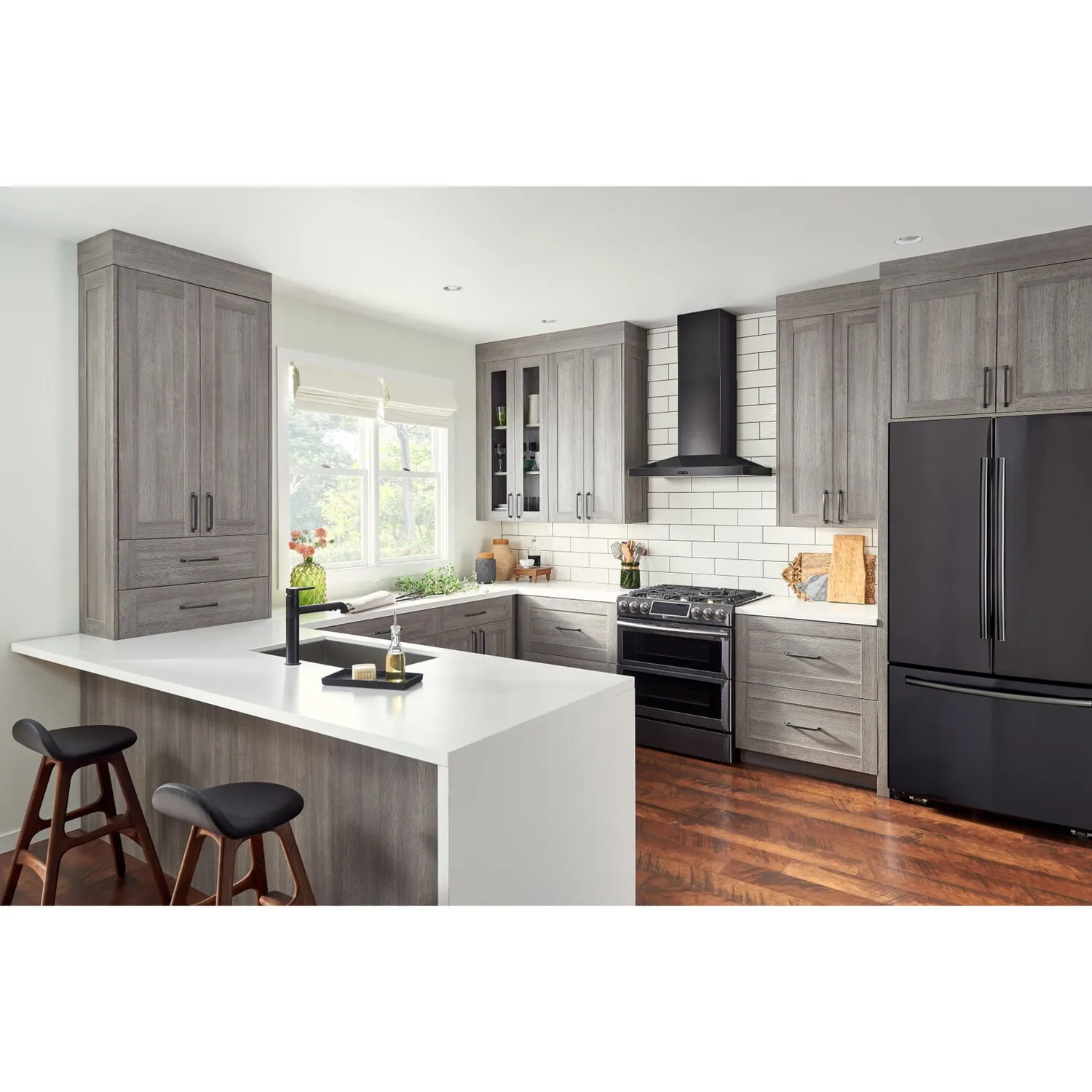 Broan EW5436BLS Broan 36-Inch Convertible Wall-Mount Chimney Range Hood, 500 Cfm, Black Stainless Steel