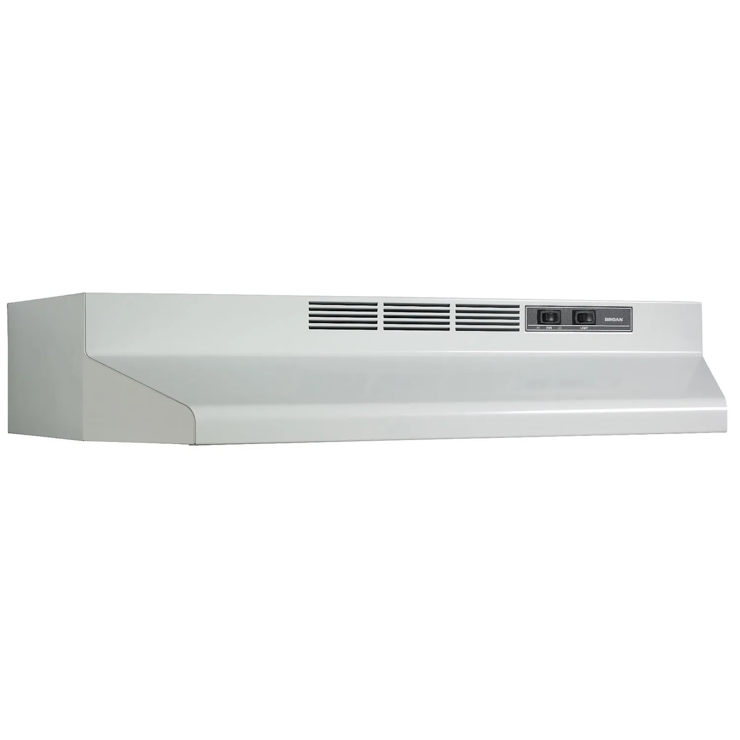 Broan F403001 Broan 30-Inch Convertible Under-Cabinet Range Hood, 160 Cfm, White Convertable Hoods quiet convertible vent hood