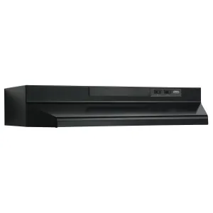 Broan F403023 Broan 30-Inch Convertible Under-Cabinet Range Hood, 160 Cfm, Black Ventilation Range Hoods high suction kitchen exhaust hood