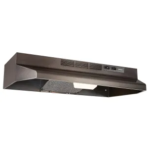 Broan F4030BLS Broan 30-Inch Convertible Under-Cabinet Range Hood, 160 Cfm, Black Stainless Steel Convertable Hoods quiet convertible vent hood