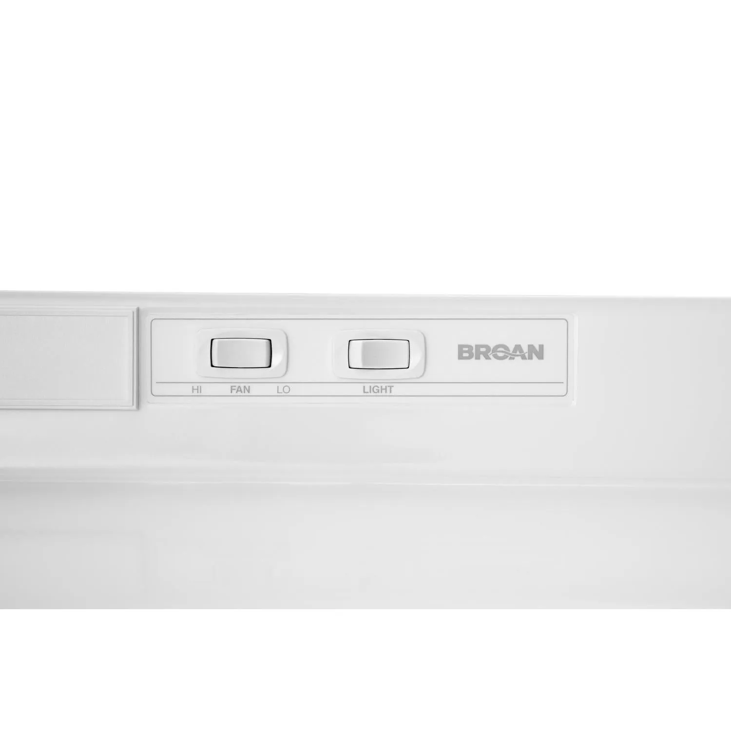 Broan F403611 Broan 36-Inch Convertible Under-Cabinet Range Hood, 230 Max Blower Cfm, White-On-White