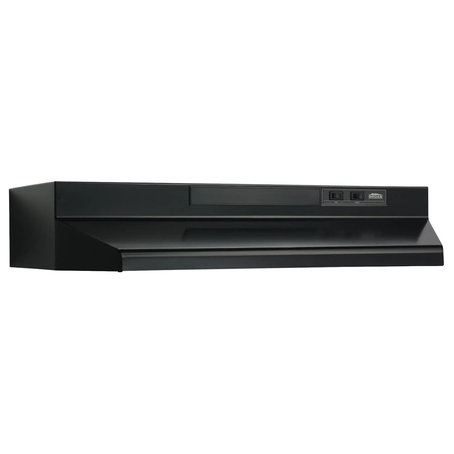 Broan F403623 Broan 36-Inch Convertible Under-Cabinet Range Hood, 230 Max Blower Cfm, Black Convertable Hoods quiet convertible vent hood