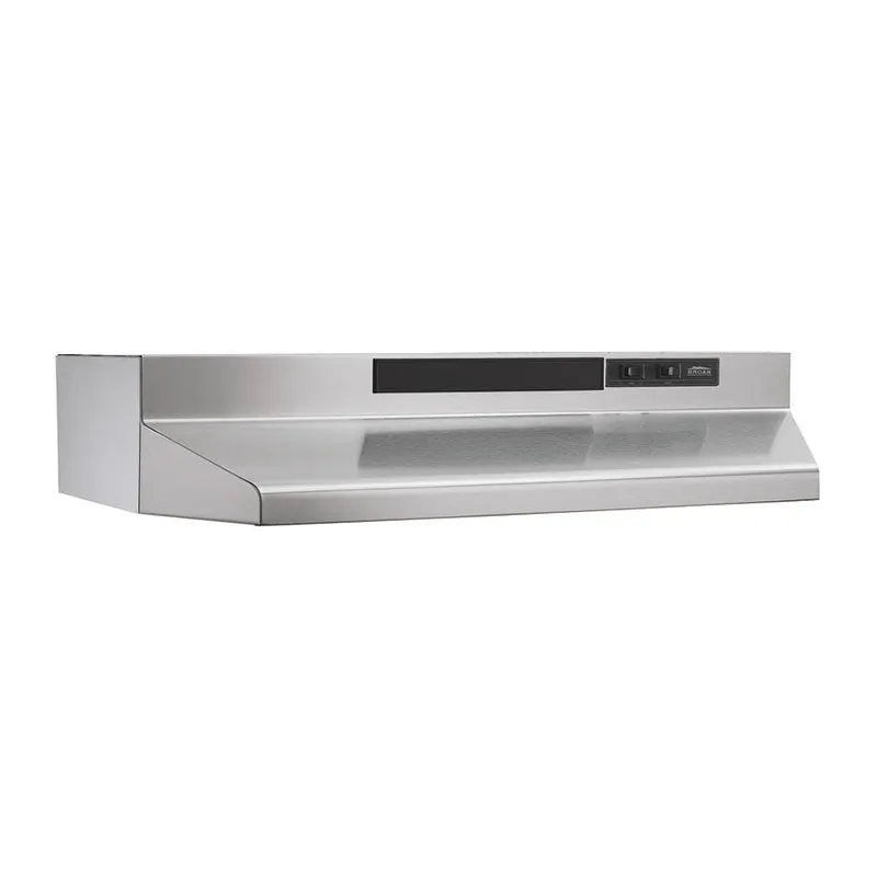 Broan F404204 42" Convertible Range Hood, Stainless Steel Convertable Hoods quiet convertible vent hood