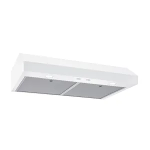 Broan GLA1303WW Broan-Nutone 30-Inch Under Cabinet Range Hood, Energy Star, 350 Max Blower Cfm, White Ducted Hoods wall mount ducted hood sale