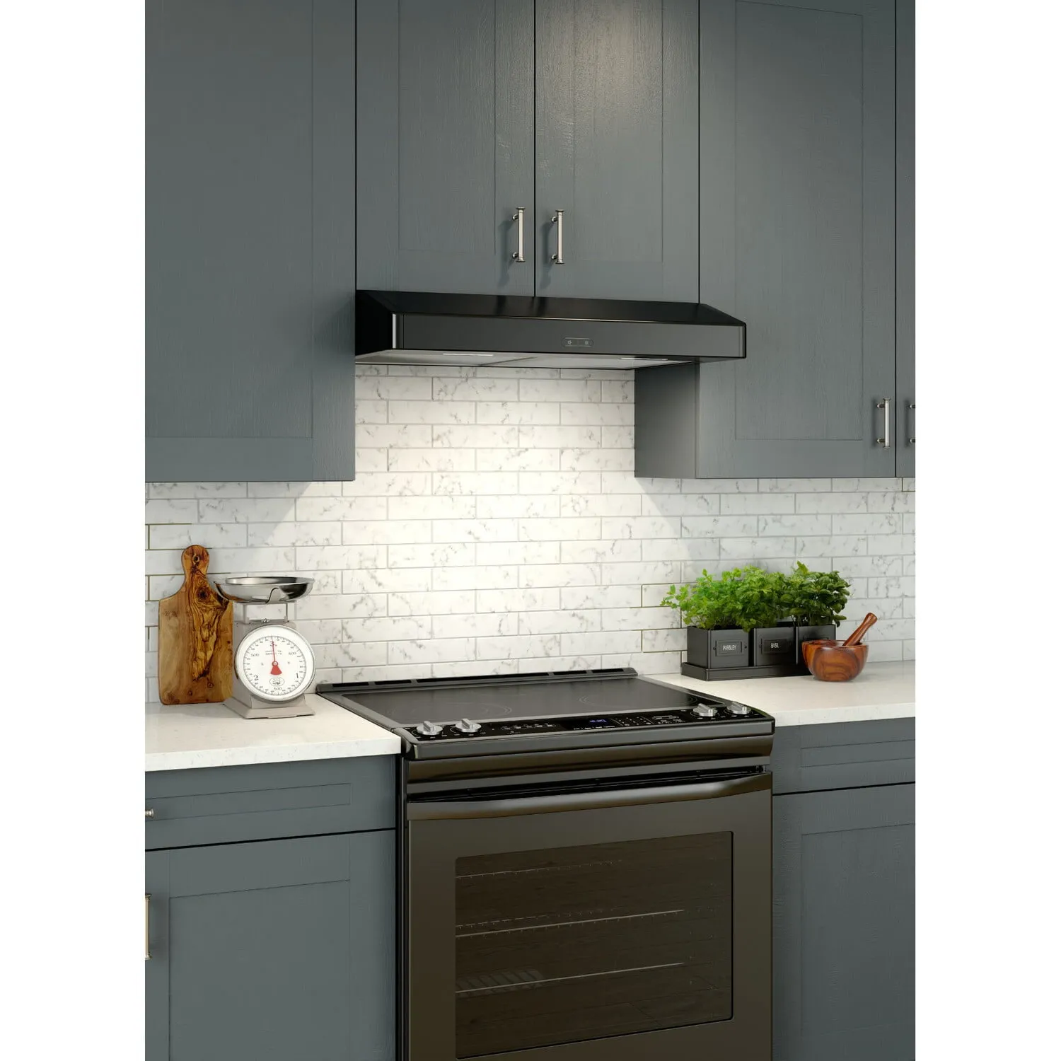 Broan TEN230BL Broan Elite 30-Inch Convertible Under-Cabinet Range Hood, Black