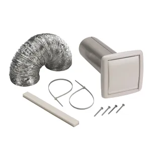Broan WVK2A Broan-Nutone Wall Vent Kit, 3" Or 4" Round Duct Hood Accessories universal vent hood kits