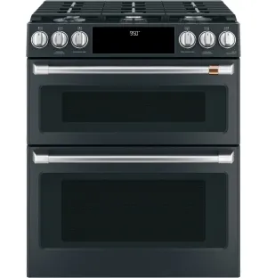 Cafe C2S950P3MD1 Caf 30" Smart Slide-In, Front-Control, Dual-Fuel, Double-Oven Range With Convection Slide In Ranges front control slide-in stove