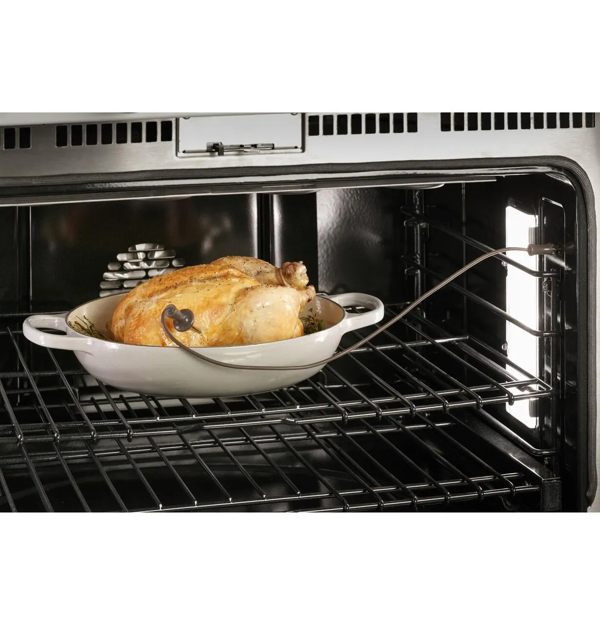 Cafe C2Y486P4TW2 Caf&#8482; 48" Smart Dual-Fuel Commercial-Style Range With 6 Burners And Griddle (Natural Gas)