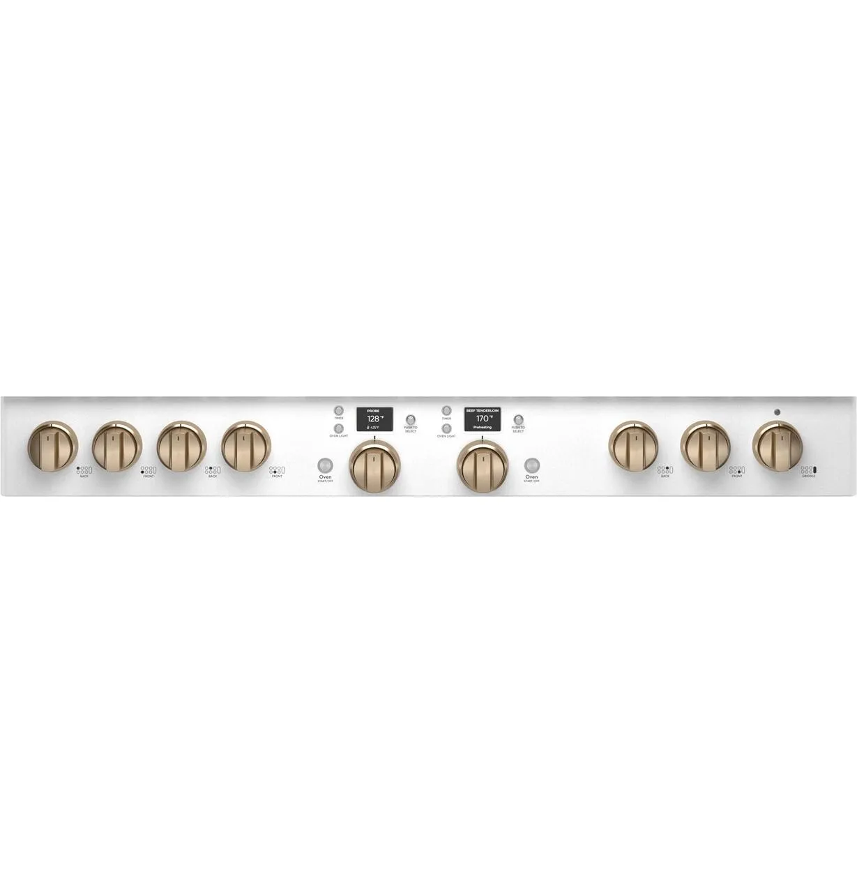 Cafe C2Y486P4TW2 Caf&#8482; 48" Smart Dual-Fuel Commercial-Style Range With 6 Burners And Griddle (Natural Gas)