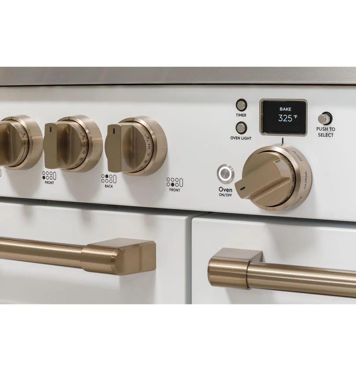 Cafe C2Y486P4TW2 Caf&#8482; 48" Smart Dual-Fuel Commercial-Style Range With 6 Burners And Griddle (Natural Gas)