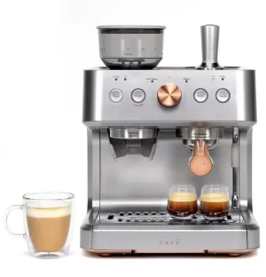 Cafe C7CESAS2RS3 Caf&#8482; Bellissimo Semi Automatic Espresso Machine   Frother Coffee Systems espresso machines for home use