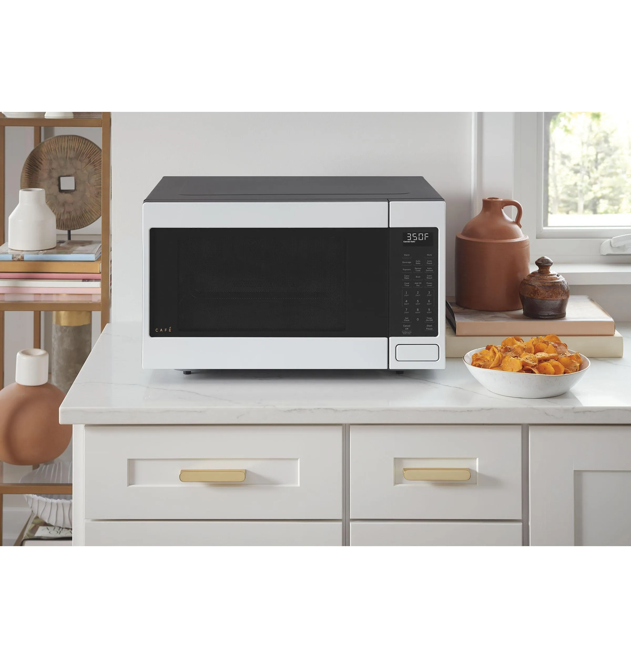 Cafe CCWK15C1WDS Caf&#8482; 1.5 Cu. Ft. Smart Countertop Convection/Microwave Oven