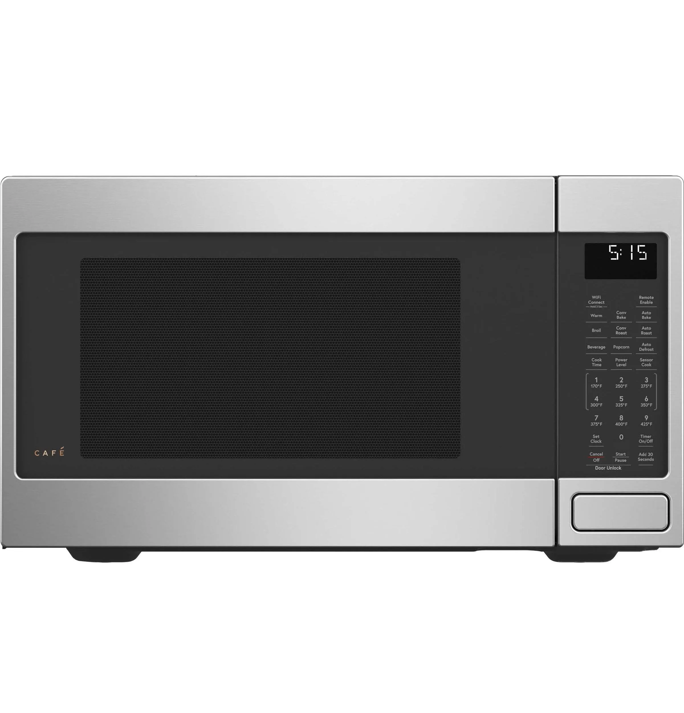 Cafe CCWK15C1WSS Caf&#8482; 1.5 Cu. Ft. Smart Countertop Convection/Microwave Oven Countertop Microwaves compact countertop microwave oven