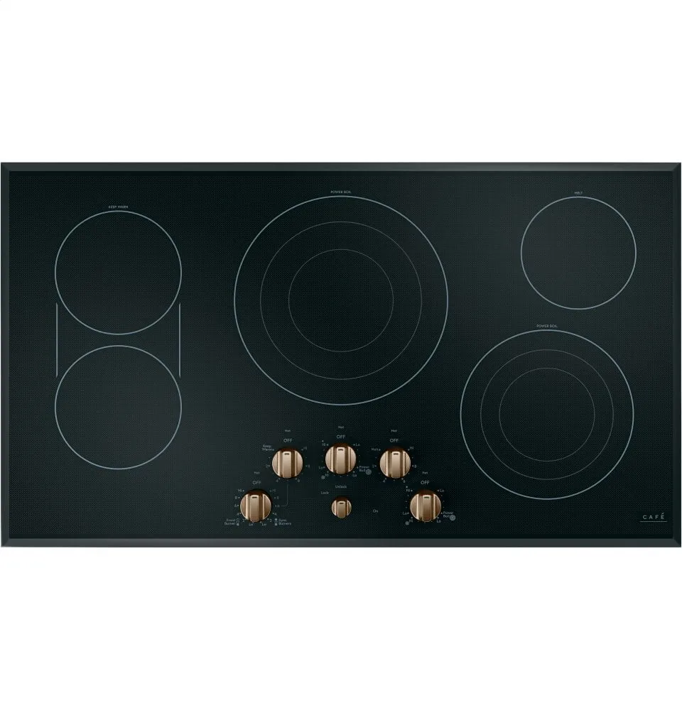 Cafe CEP70363MS2 Caf 36" Knob-Control Electric Cooktop Cooktops 30 inch cooktop online