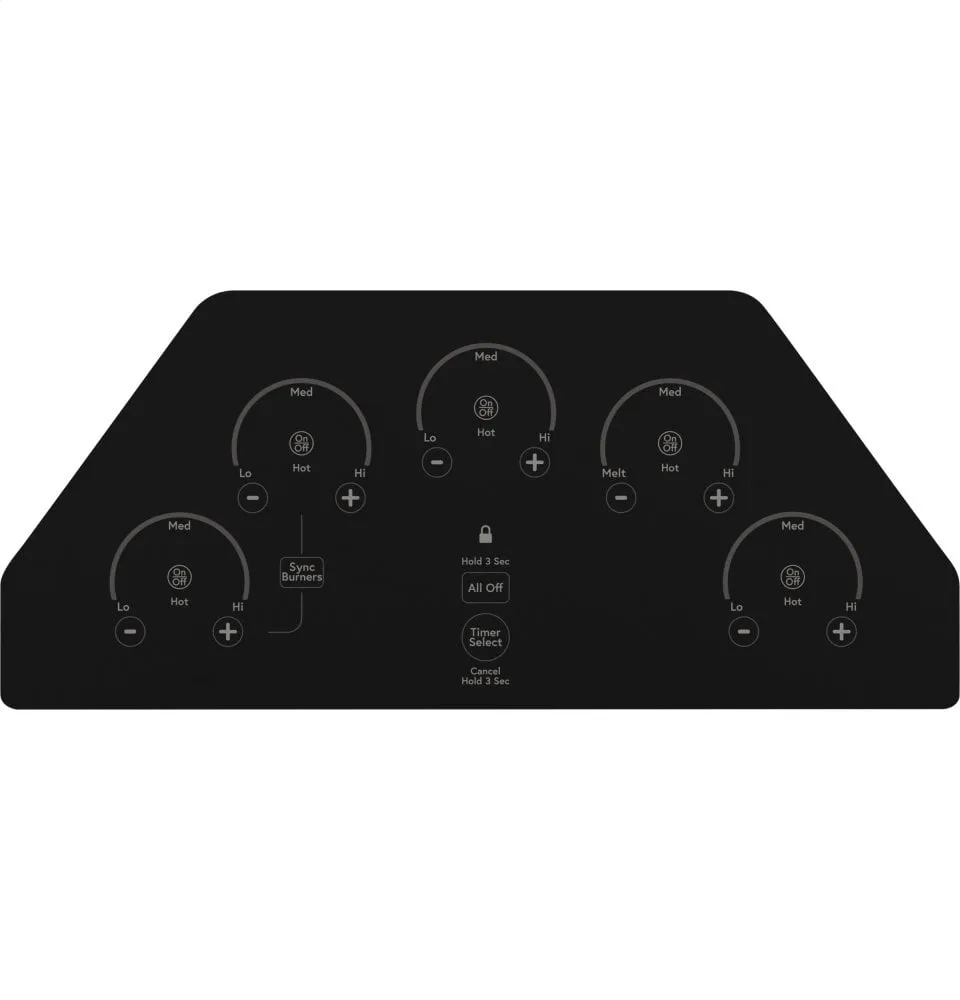 Cafe CEP90301NBB Caf 30" Touch-Control Electric Cooktop