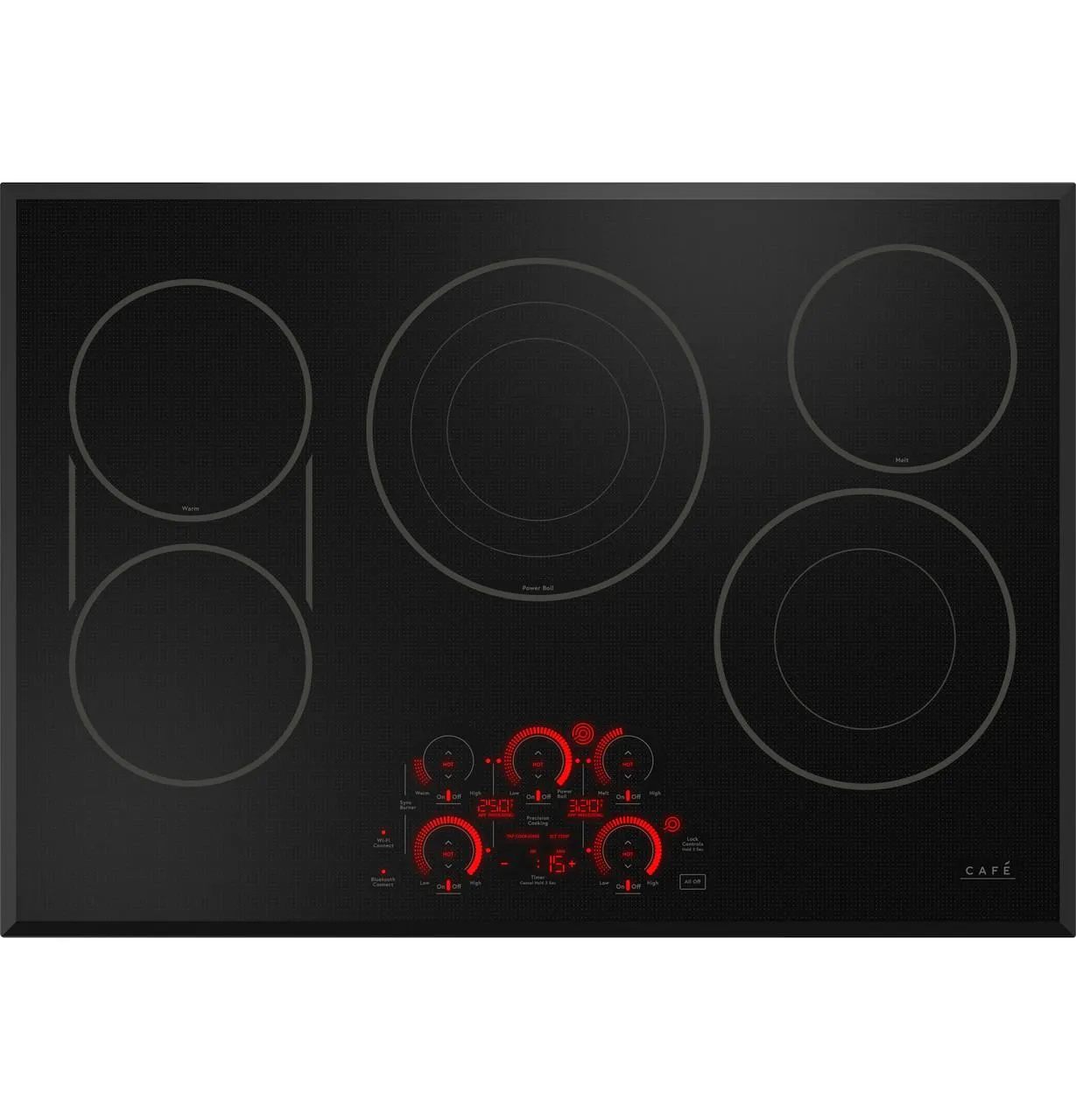 Cafe CEP90301TBB Caf&#8482; 30" Touch-Control Electric Cooktop