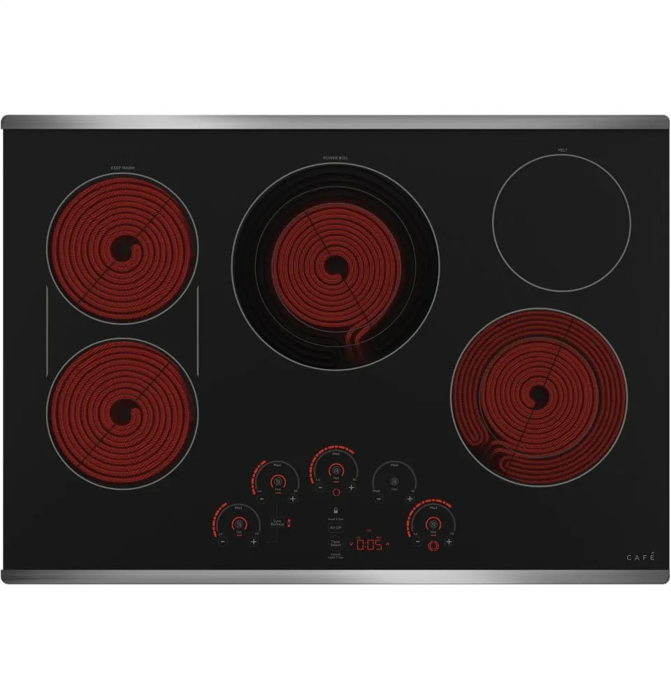 Cafe CEP90302NSS Caf 30" Touch-Control Electric Cooktop