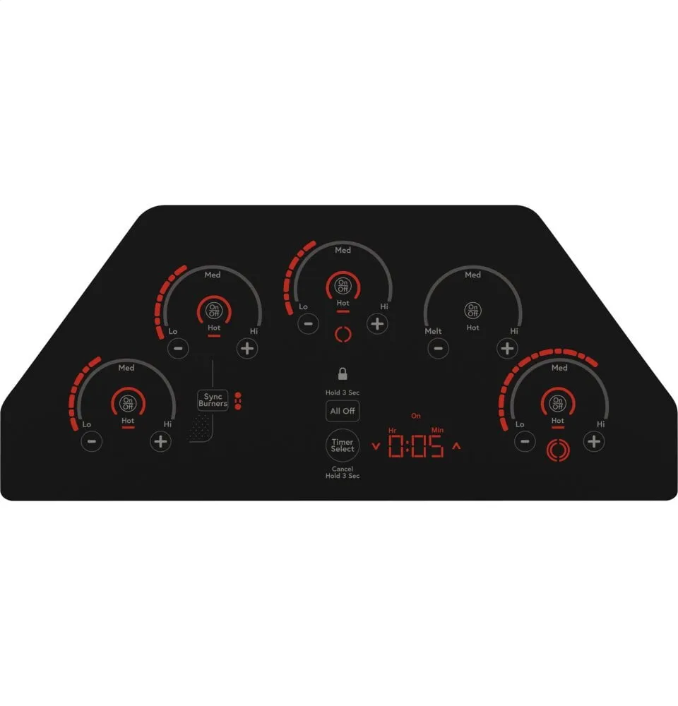 Cafe CEP90361NBB Caf 36" Touch-Control Electric Cooktop