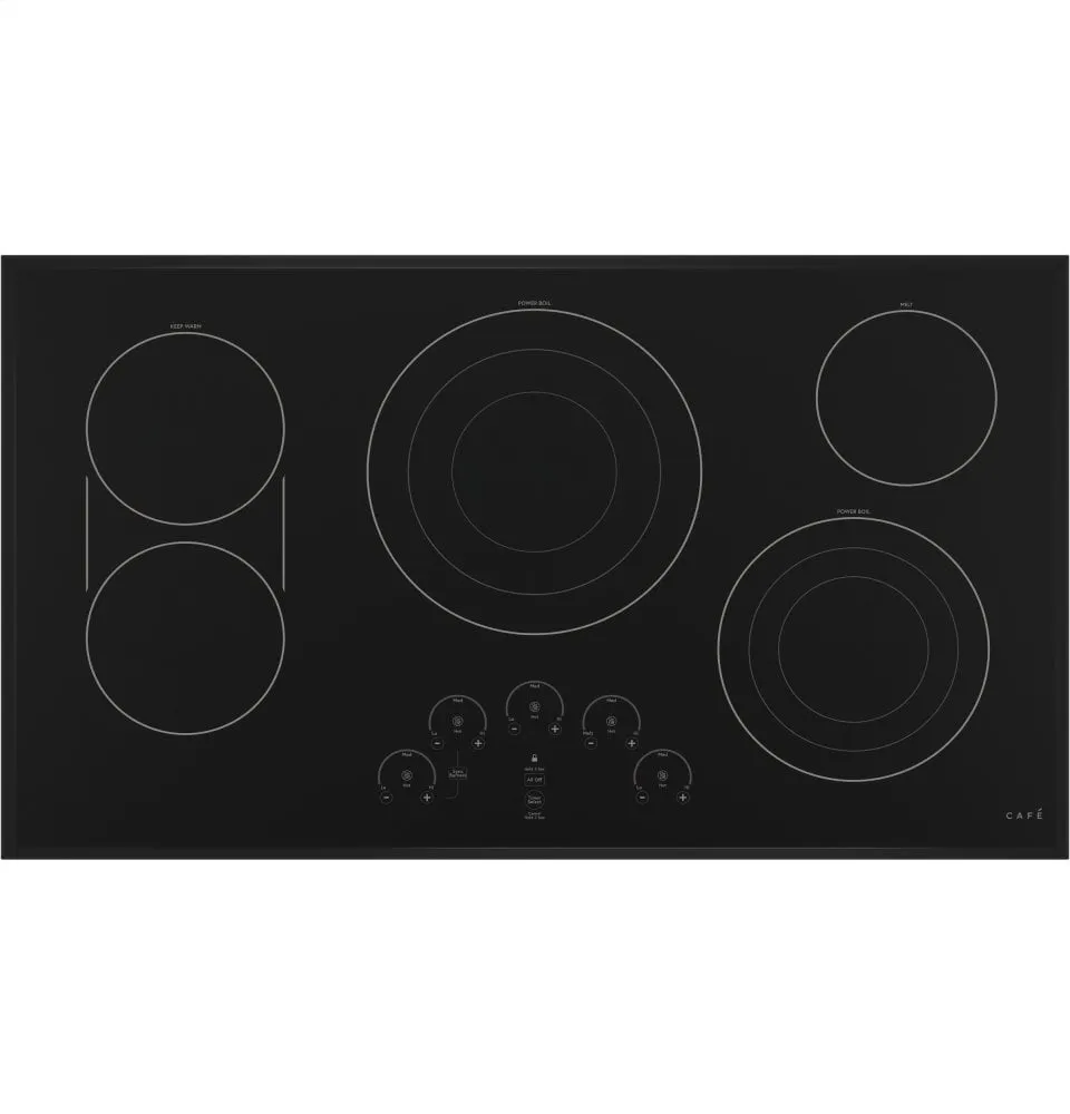 Cafe CEP90361NBB Caf 36" Touch-Control Electric Cooktop Electric slide-in electric cooking range