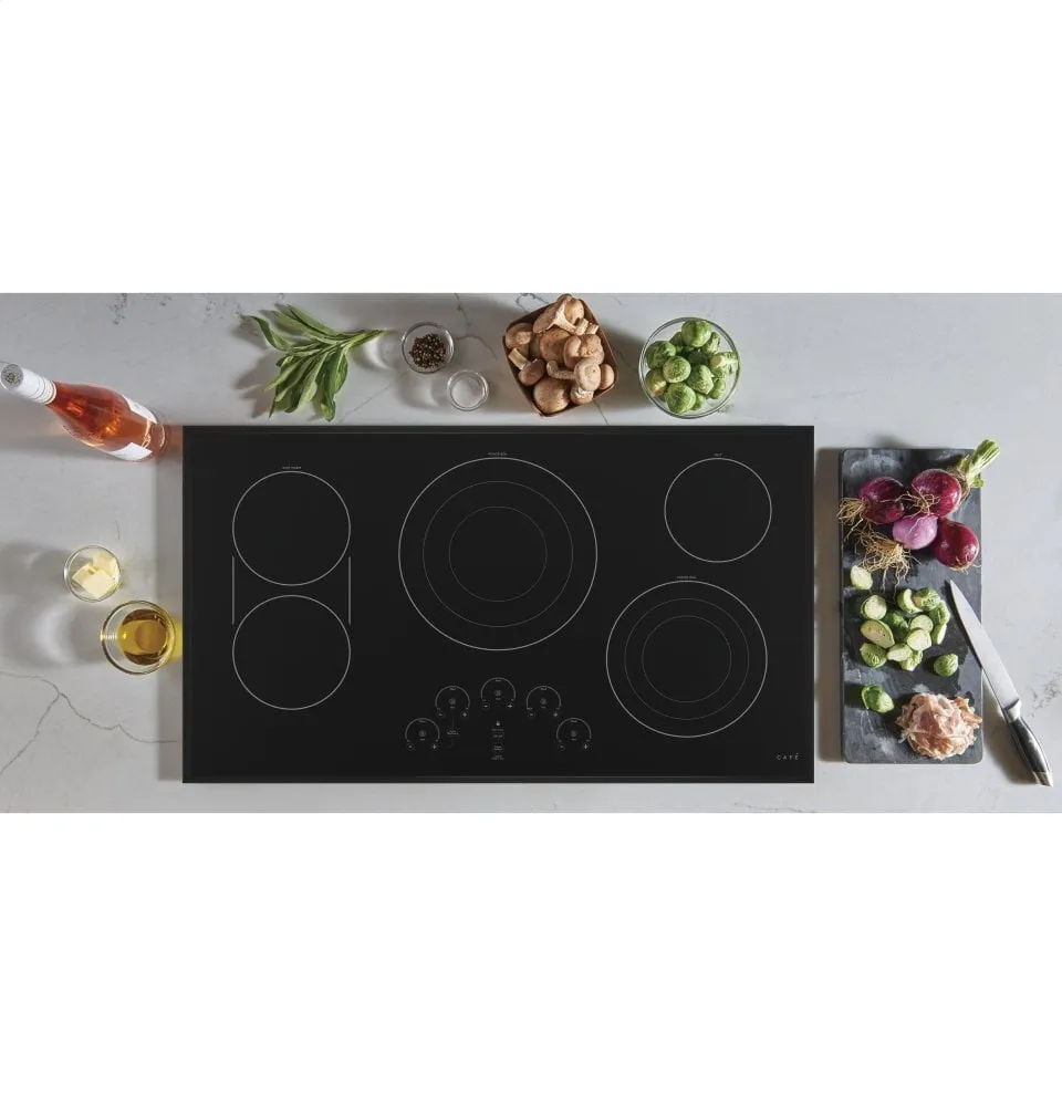 Cafe CEP90361NBB Caf 36" Touch-Control Electric Cooktop