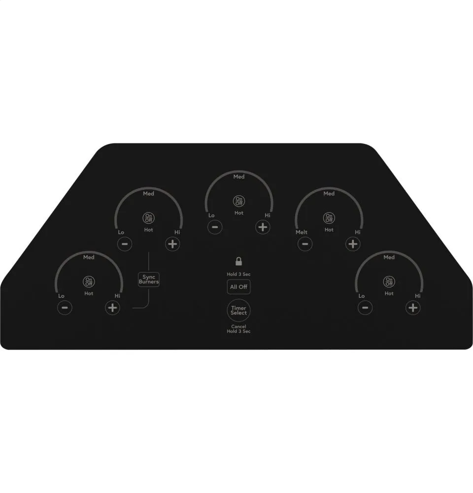 Cafe CEP90361NBB Caf 36" Touch-Control Electric Cooktop