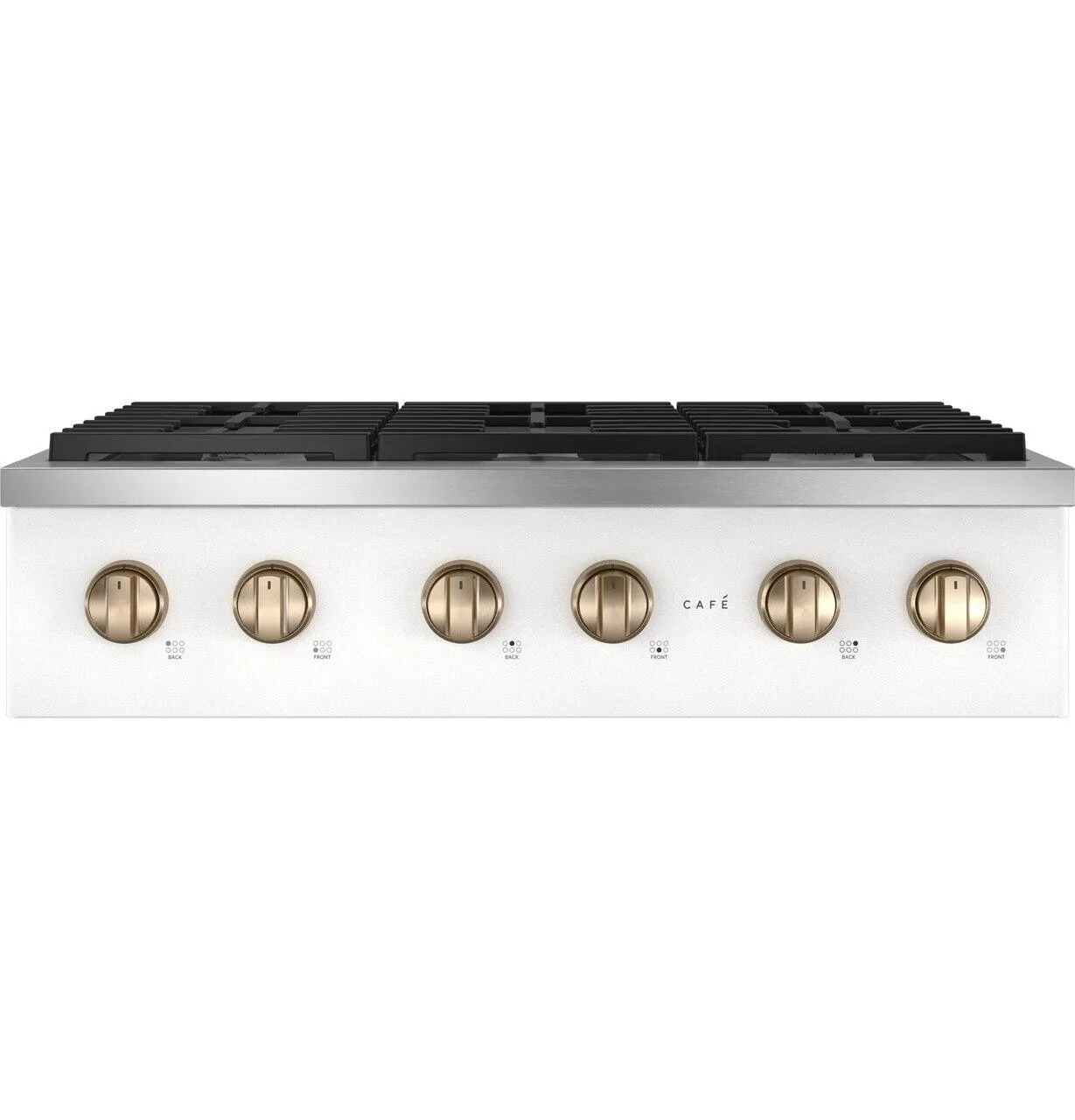 Cafe CGU366P4TW2 Caf&#8482; 36" Commercial-Style Gas Rangetop With 6 Burners (Natural Gas)