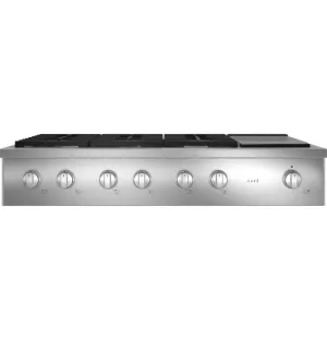 Cafe CGU486P2TS1 Caf&#8482; 48" Commercial-Style Gas Rangetop With 6 Burners And Integrated Griddle (Natural Gas) Cooktops 30 inch cooktop online