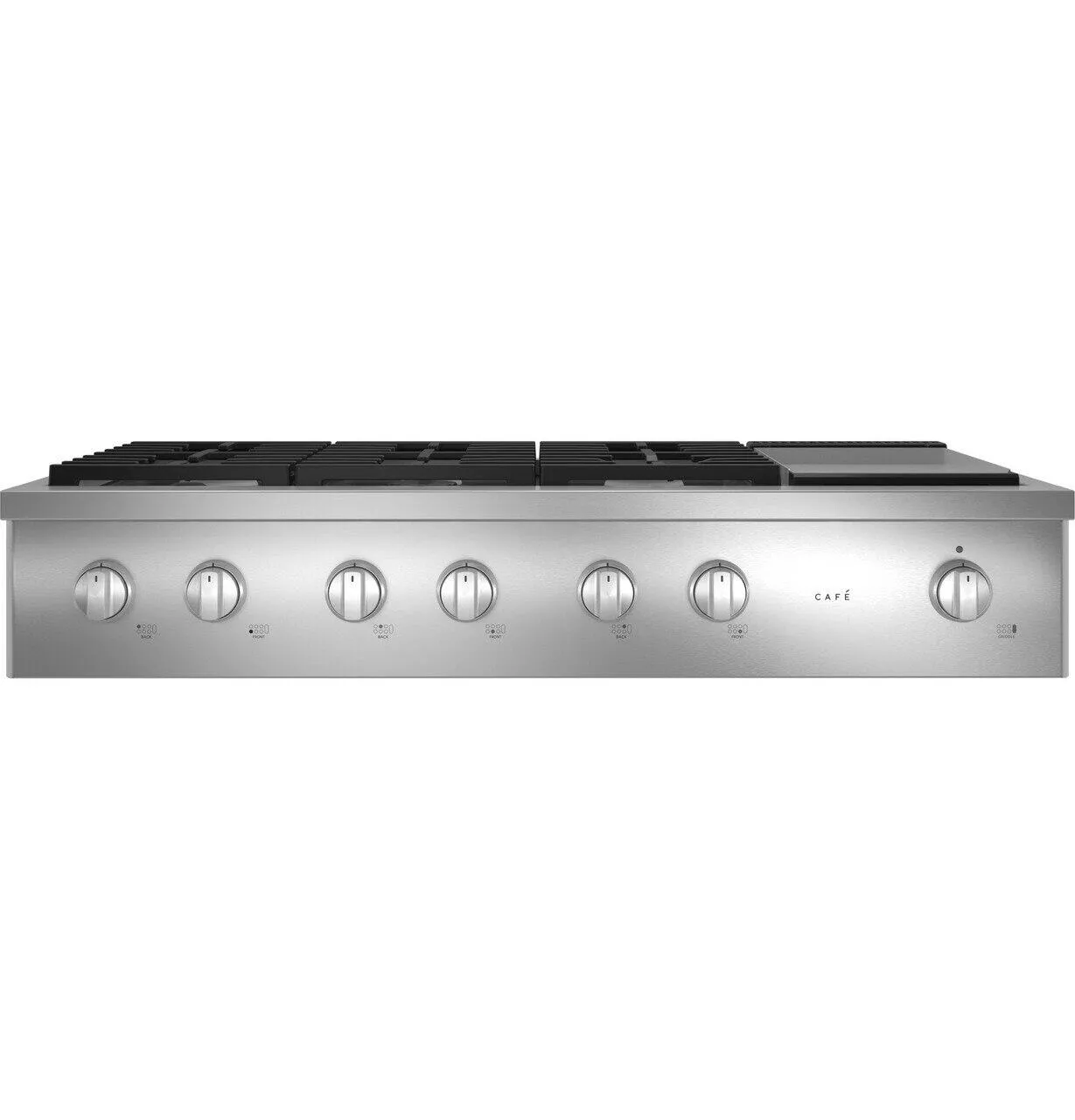 Cafe CGU486P2TS1 Caf&#8482; 48" Commercial-Style Gas Rangetop With 6 Burners And Integrated Griddle (Natural Gas) Cooktops 30 inch cooktop online