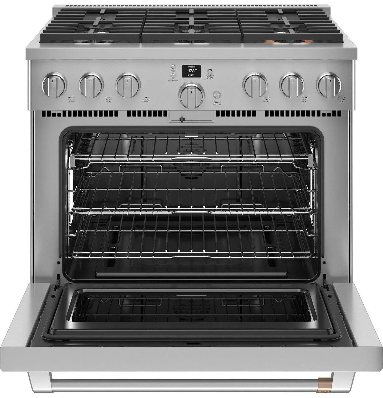 Cafe CGY366P2TS1 Caf&#8482; 36" Smart All-Gas Commercial-Style Range With 6 Burners (Natural Gas)