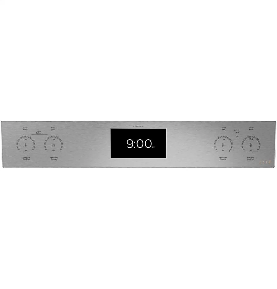 Cafe CHS900M2NS5 Caf 30" Smart Slide-In, Front-Control, Induction And Convection Range In Platinum Glass