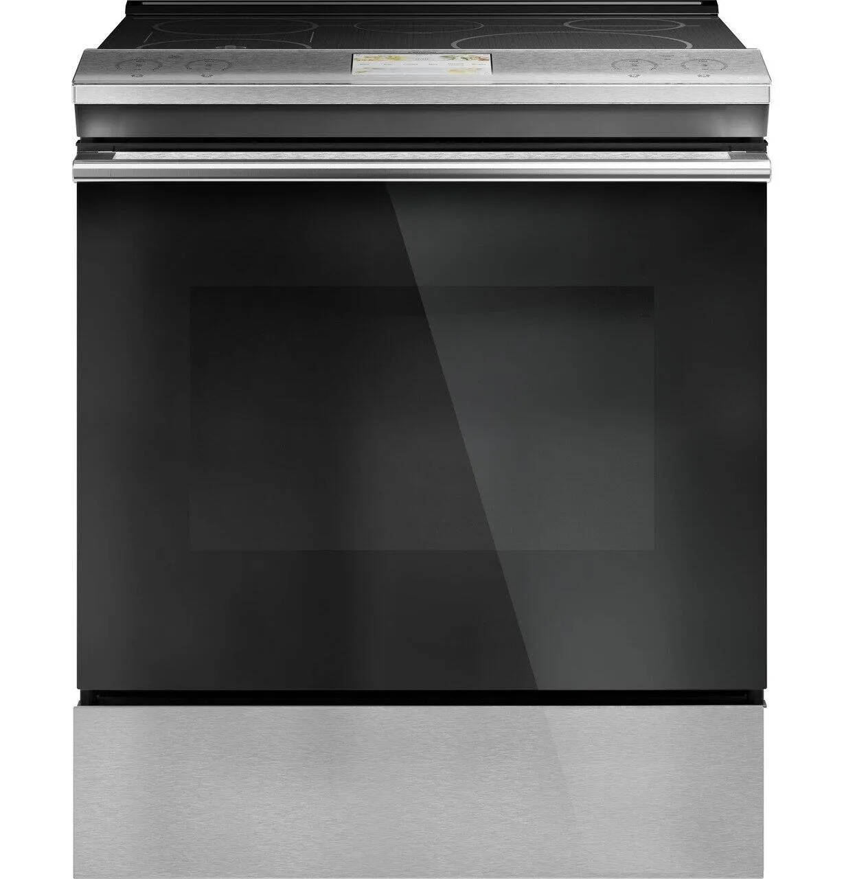 Cafe CHS90XM2NS5 Caf 30" Smart Slide-In, Front-Control, Induction And Convection Range With In-Oven Camera In Platinum Glass Slide In Ranges front control slide-in stove
