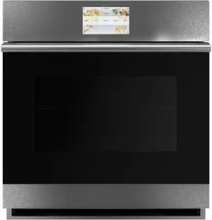 Cafe CKS70DM2NS5 Caf 27" Smart Single Wall Oven With Convection In Platinum Glass Wall Ovens oven with smart temperature control