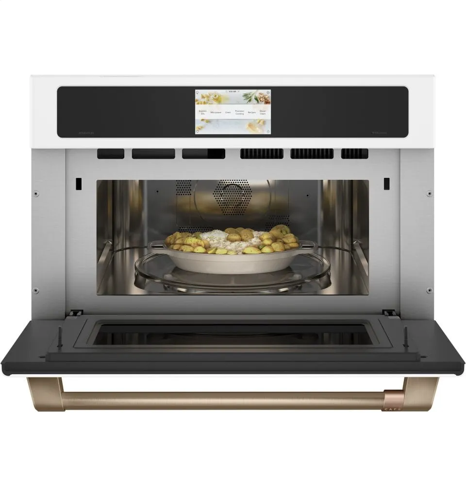 Cafe CSB913P4NW2 Caf 30" Smart Five In One Oven With 120V Advantium Technology