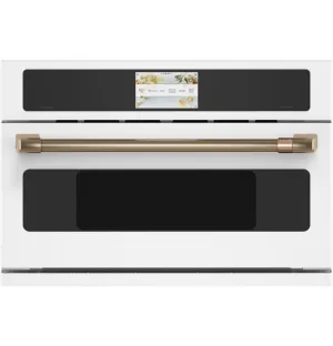Cafe CSB913P4NW2 Caf 30" Smart Five In One Oven With 120V Advantium Technology Single Wall Ovens electric wall oven with convection