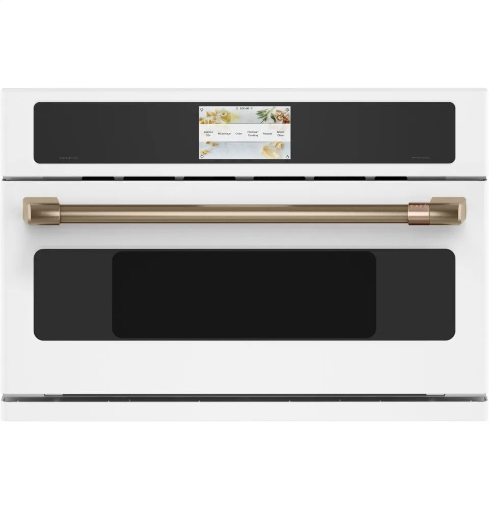 Cafe CSB913P4NW2 Caf 30" Smart Five In One Oven With 120V Advantium Technology Single Wall Ovens electric wall oven with convection