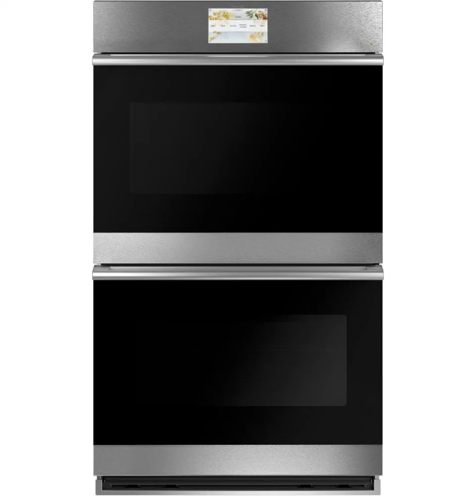 Cafe CTD70DM2NS5 Caf 30" Smart Double Wall Oven With Convection In Platinum Glass Double Wall Ovens built-in double oven 30 inch