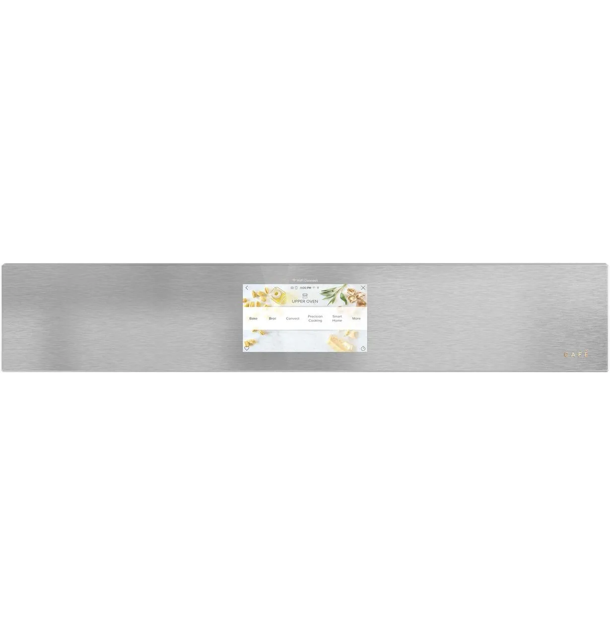 Cafe CTD90DM2NS5 Caf&#8482; Minimal Series 30" Smart Built-In Convection Double Wall Oven In Platinum Glass